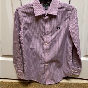 Ralph Lauren bottom down shirt, Boys Size 10.